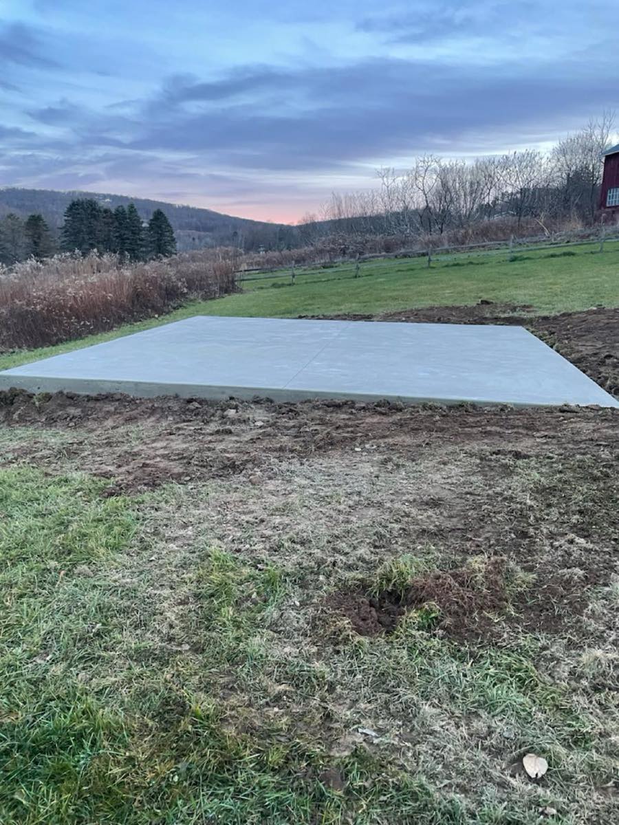 Concrete and site prep planning
