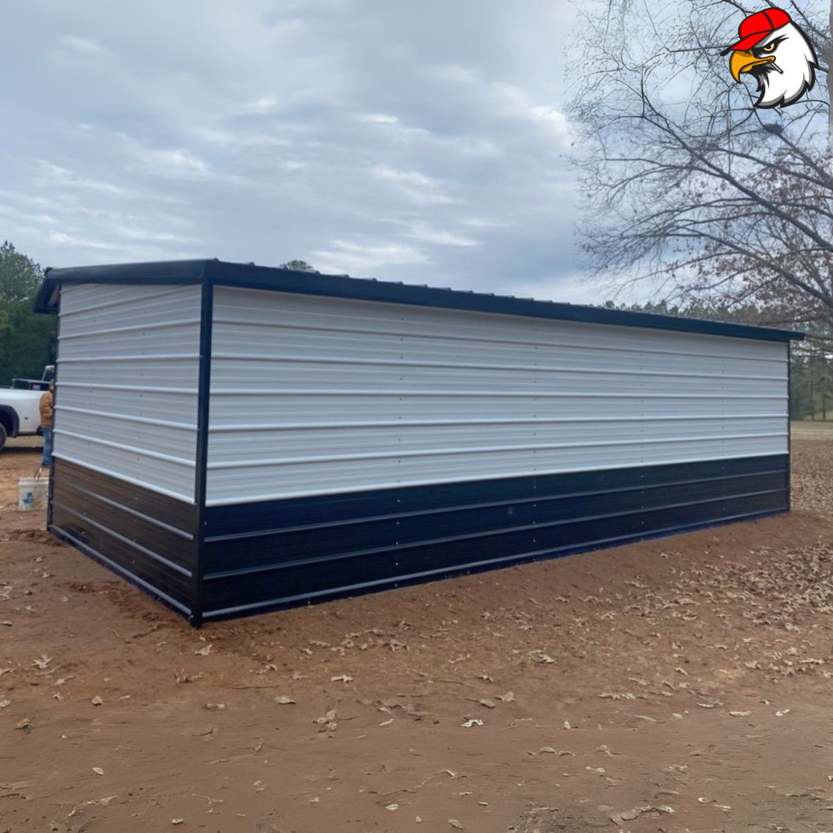 12x30x10 slash 7 loafing shed source photo 02